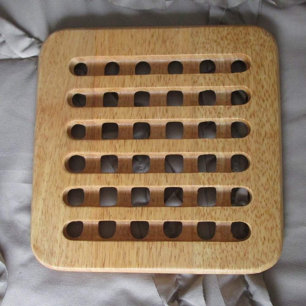 wooden trivet